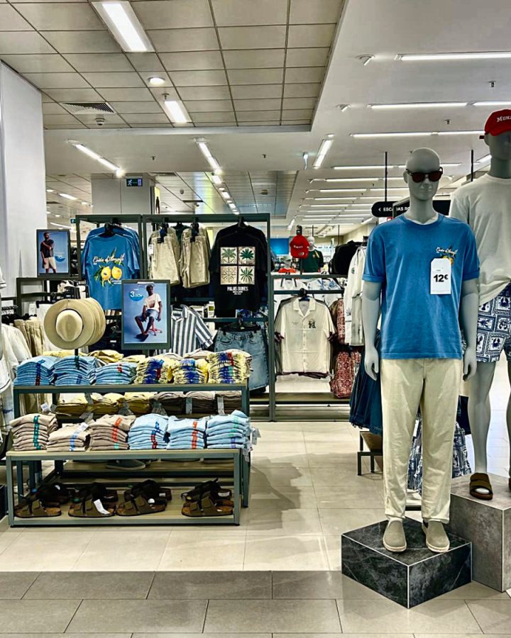 Visual merchandising — display em piso de loja 21